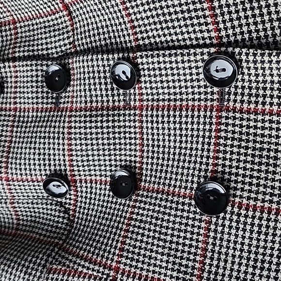 Vintage Dolce & Gabbana Wool Blend Check Double Breasted Button Up Suit Jacket - Picture 2 of 9